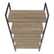 Monarch Specialties Bookshelf, Bookcase, 4 Tier, 48 in.H, Office, Bedroom, Brown Laminate, Black Metal, Contemporary I 7800 - alternate 6